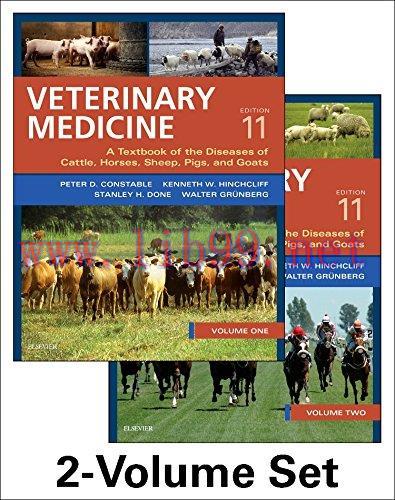 [AME]Veterinary Medicine: A textbook of the diseases of cattle, horses, sheep, pigs and goats -...