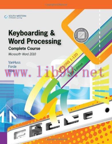 [FOX-Ebook]Keyboarding and Word Processing, Complete Course, Lessons 1-120, 18th Edition