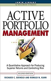 (PDF)Active Portfolio Management A Quantitative Approach for Producing Superior Returns and Sel...