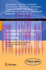 [PDF]Database and Expert Systems Applications - DEXA 2022 Workshops: 33rd International Confere...