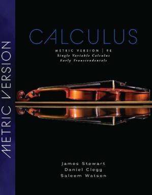 [PDF]Single Variable Calculus Early Transcendentals, 9th Edition, Metric Edition