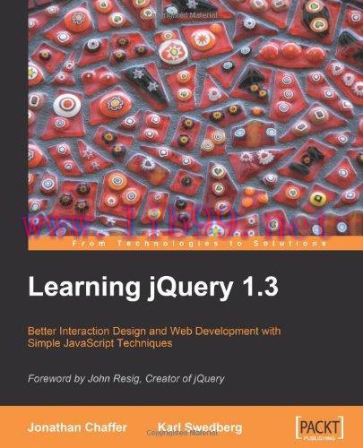 [FOX-Ebook]Learning jQuery 1.3, 2nd Edition