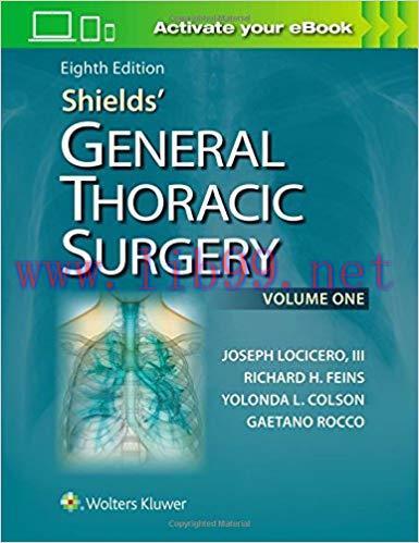 [EPUB]Shields’ General Thoracic Surgery, 8th Edition + Videos