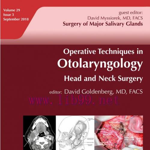 [AME]Surgery of Major Salivary Glands (Operative Techniques in Otolaryngology – Head and Neck S...