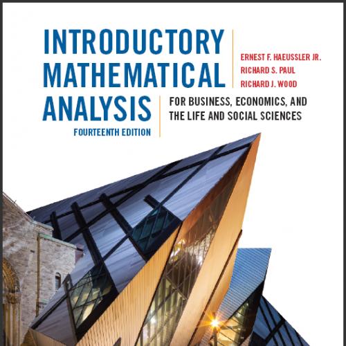 (TB)Introductory Mathematical Analysis for Business, Economics, and the Life and Social Science...