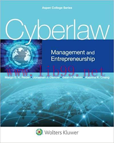 [PDF]Cyberlaw: Management and Entrepreneurship