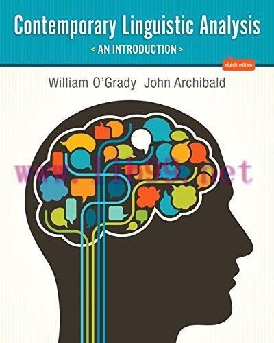 [FOX-Ebook]Contemporary Linguistic Analysis: An Introduction, 8th Edition