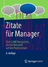 [PDF]Zitate für Manager: Über 2.600 Sinnsprüche, die Ihre Botschaft auf den Punkt bringen