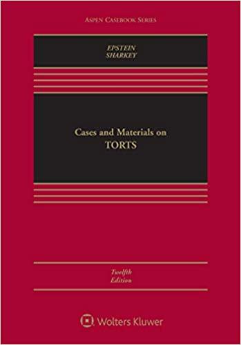 (PDF)Cases and Materials on Torts (Aspen Casebook Series)
