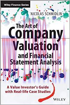 (PDF)The Art of Company Valuation and Financial Statement Analysis: A Value Investor’s Guide wi...