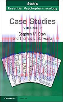 (PDF)Case Studies: Stahl’s Essential Psychopharmacology: Volume 2 Reprint Edition