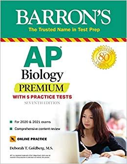 (PDF)AP Biology Premium With 5 Practice Tests (Barron’s Test Prep)
