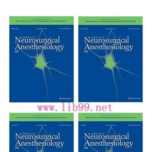 [AME]Journal of Neurosurgical Anesthesiology 2022 Full Archives (True PDF)