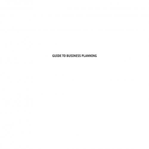 Guide to Business Planning
