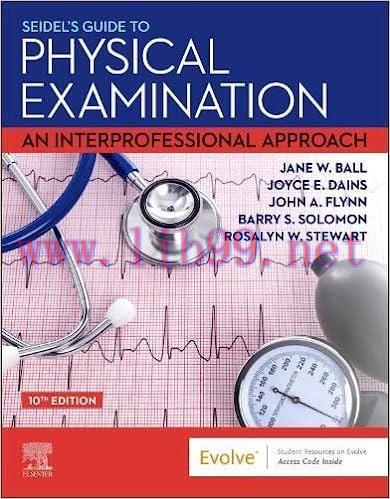 [AME]Seidel's Guide to Physical Examination: An Interprofessional Approach,10th edition (Origin...