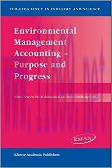 (PDF)Environmental Management Accounting — Purpose and Progress (Eco-Efficiency in Industry and...