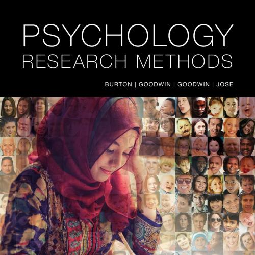 Psychology Research Methods, 1st Australian Edition