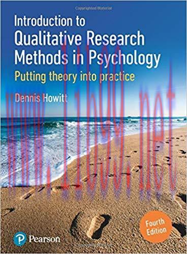 [PDF]Introduction to Qualitative Research Methods in Psychology 4th Edition