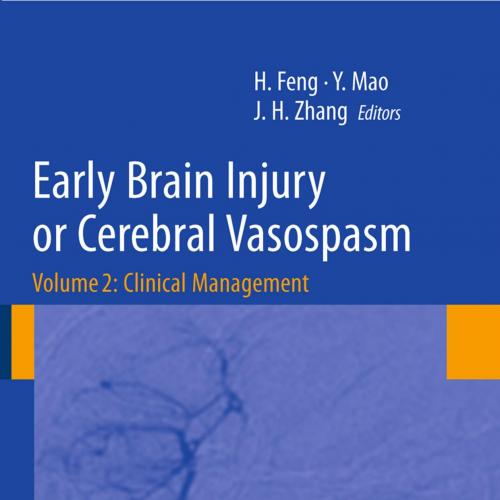 Early Brain Injury or Cerebral Vasospasm-Vol 2- Clinical Management - Hua Feng, Ying Mao, John ...