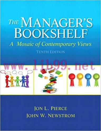 (PDF)Manager’s Bookshelf, The: A Mosaic of Contemporary Views 10th Edition