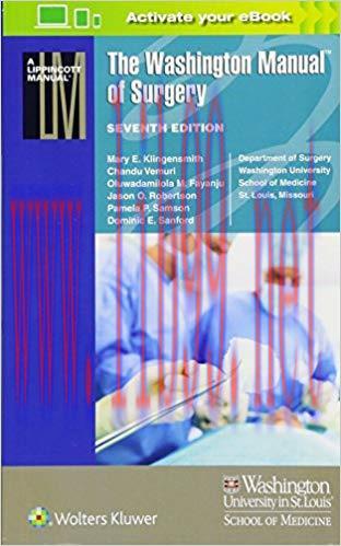 [CHM]The Washington Manual of Surgery, 7th Edition
