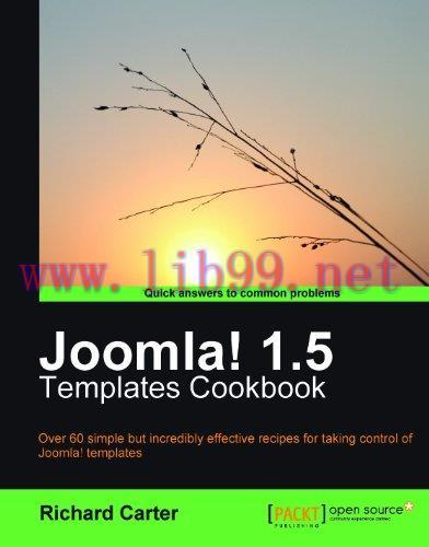 [FOX-Ebook]Joomla! 1.5 Templates Cookbook