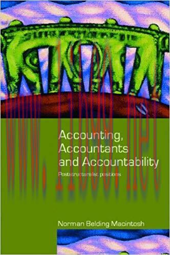(PDF)Accounting, Accountants and Accountability (Routledge Studies in Accounting) 1st Edition