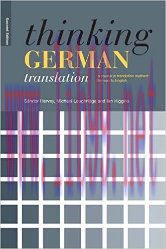 Thinking German Translation (Thinking Translation) 2nd Edition,