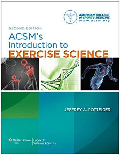 ACSM’s Introduction to Exercise Science 2nd Edition