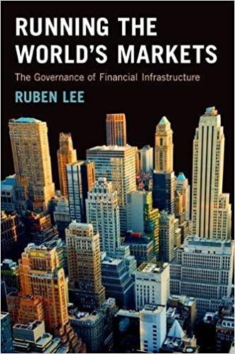 (PDF)Running the World’s Markets The Governance of Financial Infrastructure