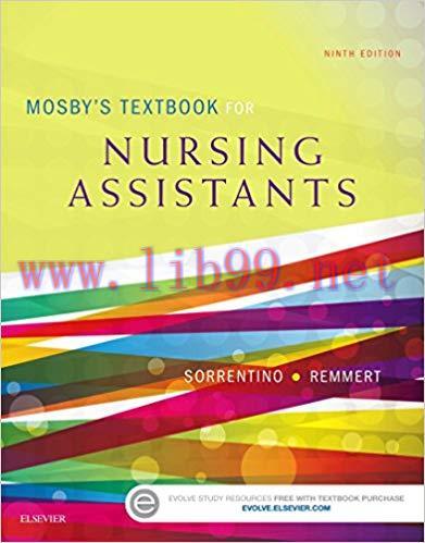 (PDF)Mosby’s Textbook for Nursing Assistants – E-Book 9th Edition