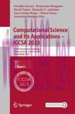 [PDF]Computational Science and Its Applications – ICCSA 2023: 23rd International Conference, At...