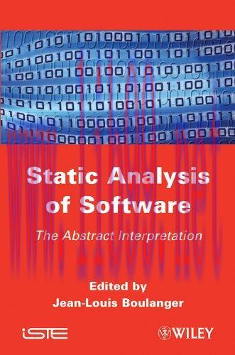 [FOX-Ebook]Static Analysis of Software: The Abstract Interpretation (ISTE)