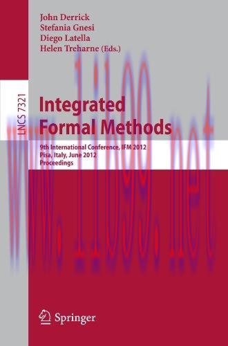 [FOX-Ebook]Integrated Formal Methods