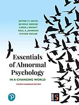 (IM)Essentials of Abnormal Psychology, 4th Canadian Edition by Jeffrey S. Nevid.zip