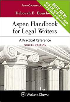 (PDF)Aspen Handbook for Legal Writers A Practical Reference [Connected Casebook] (Aspen Courseb...