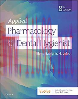 (PDF)Applied Pharmacology for the Dental Hygienist E-Book 8th Edition