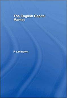 (PDF)The English Capital Market 1st Edition