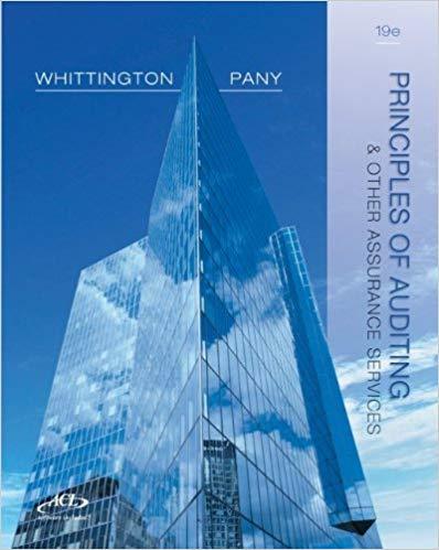 (Solution Manual)Principles of Auditing and Other Assurance Services 19e.rar