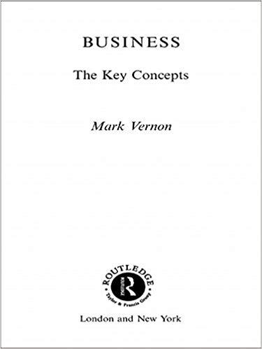(PDF)Business The Key Concepts (Routledge Key Guides) 1st Edition