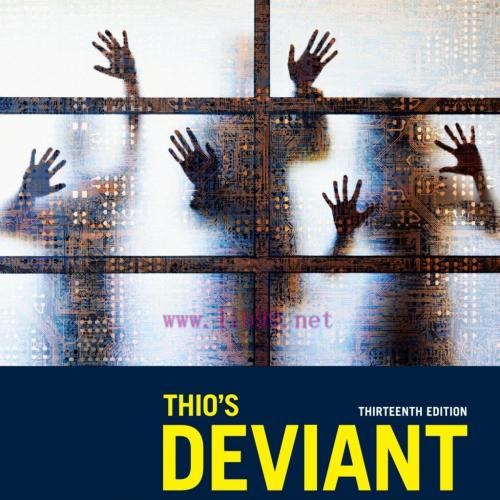 [AME]Thio's Deviant Behavior, 13th Edition (Original PDF)