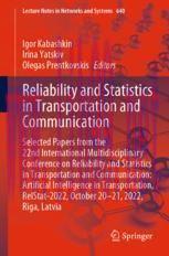 [PDF]Reliability and Statistics in Transportation and Communication: Selected Papers from_ the ...