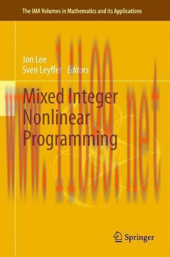 [FOX-Ebook]Mixed Integer Nonlinear Programming