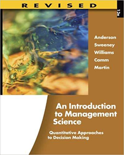 (PDF)An Introduction to Management Science Quantitative Approaches to Decision Making, Revised ...