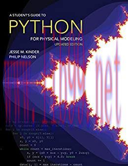 (PDF)A Student’s Guide to Python for Physical Modeling: Updated Edition