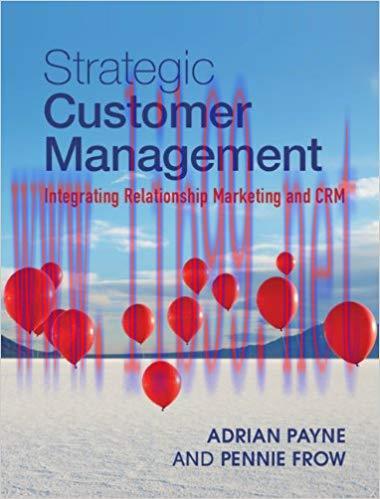 (PDF)Strategic Customer Management: Integrating Relationship Marketing and CRM