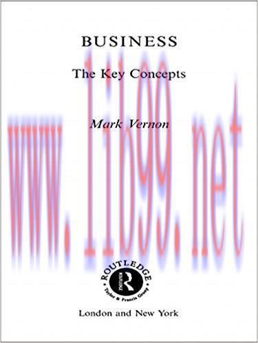 (PDF)Business: The Key Concepts (Routledge Key Guides) 1st Edition
