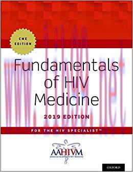 (PDF)Fundamentals of HIV Medicine 2019: CME Edition 1st Edition