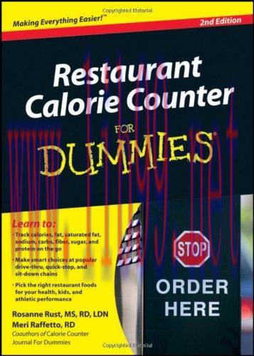[FOX-Ebook]Restaurant Calorie Counter For Dummies