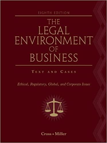 (PDF)The Legal Environment of Business Text and Cases Ethical, Regulatory, Global, and Corporat...
